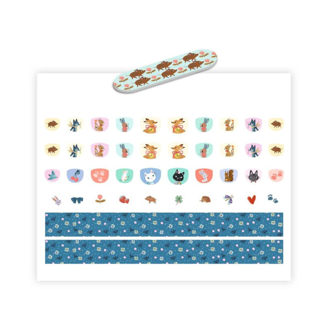 Djeco 120 Cutie Nail Stickers