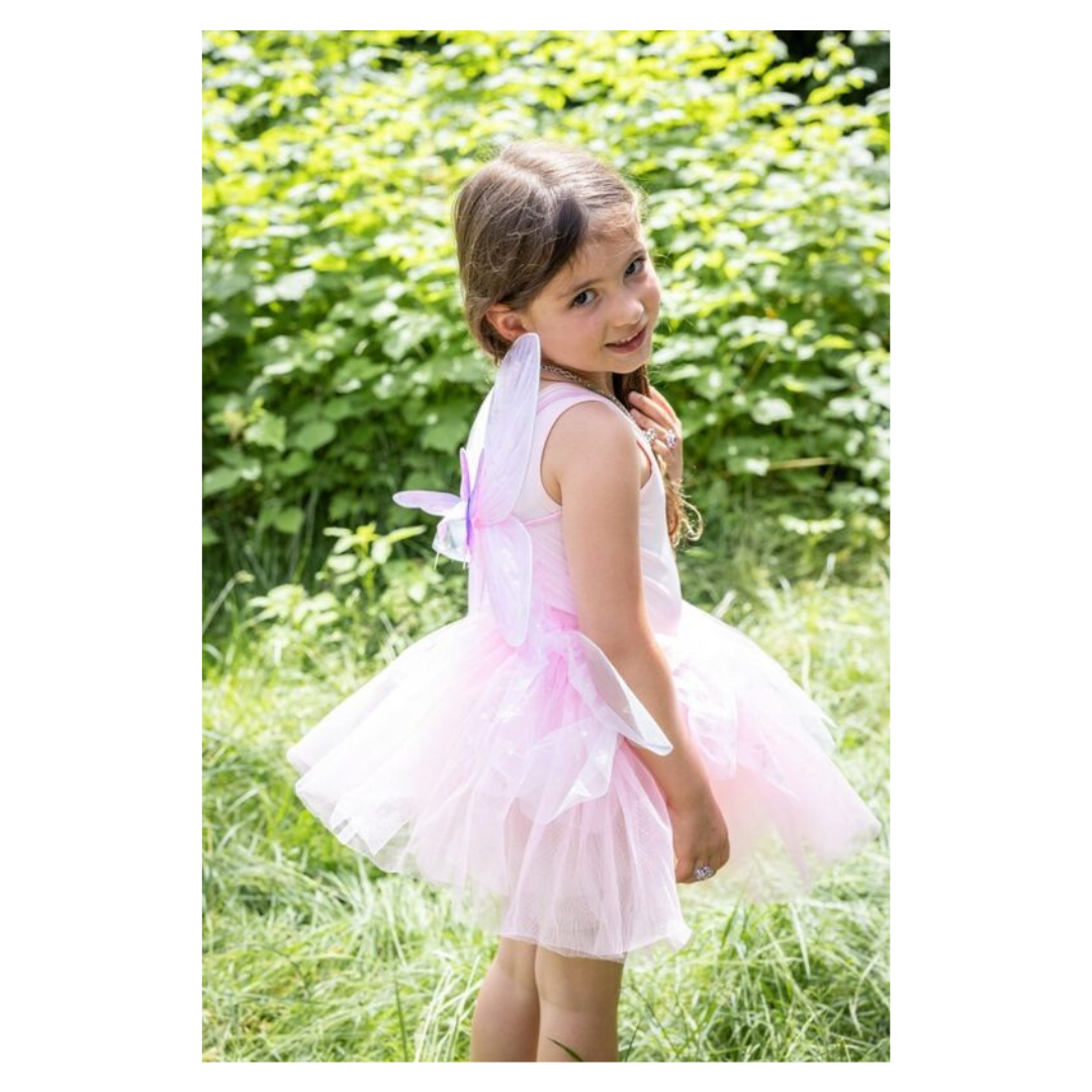 Great Pretenders - Pink Flutter Butterfly Skirt & Wings