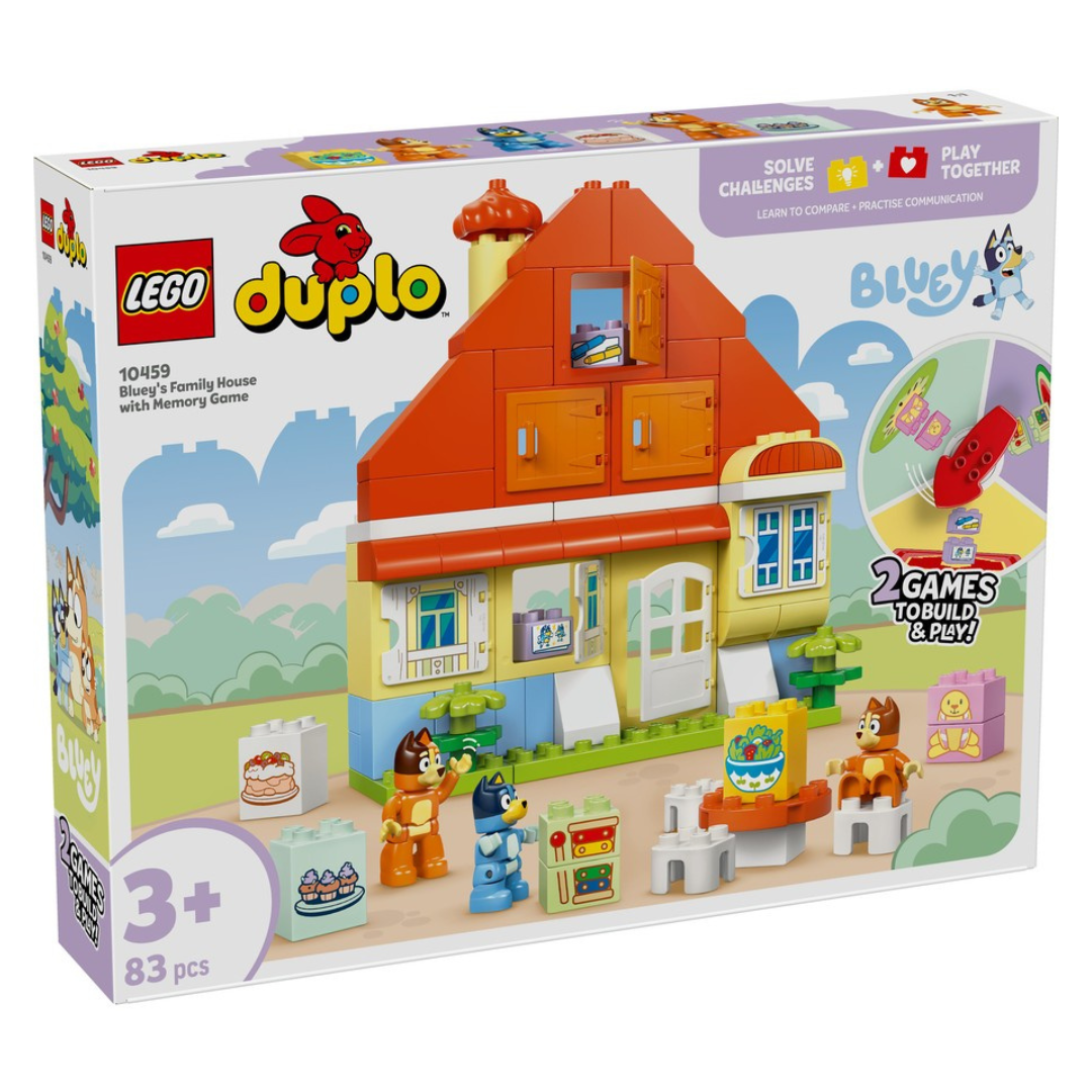 DUPLO by LEGO Bluey's Family House with Memory Game 10459