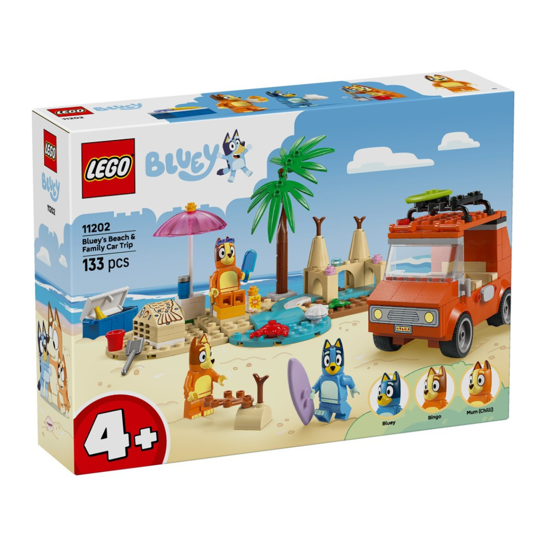 LEGO Bluey's Beach & Family Car Trip 11202