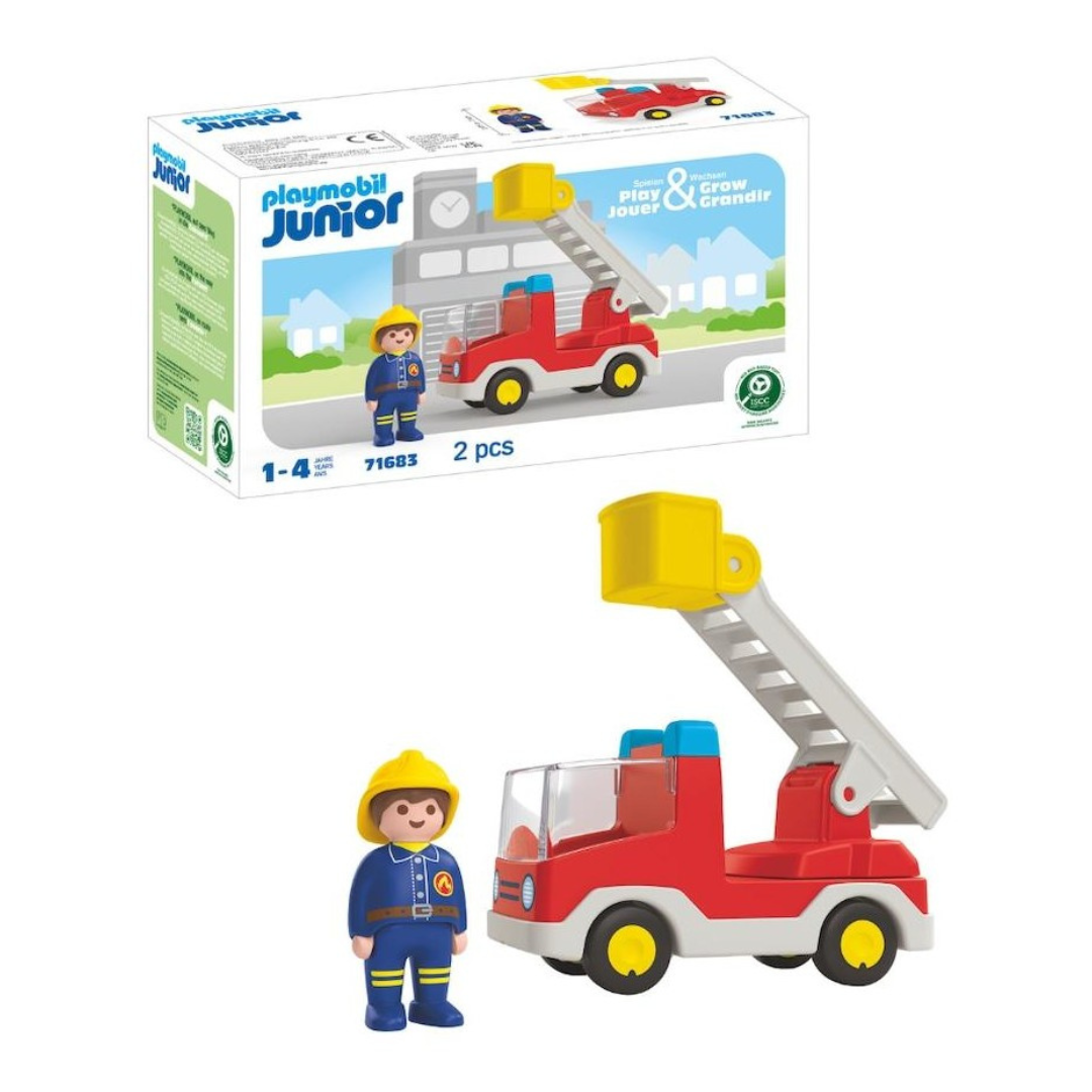 Playmobil Junior - Ladder Unit Fire Truck