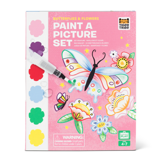 Tiger Tribe Paint a Picture Set - Butterflies & Flowers