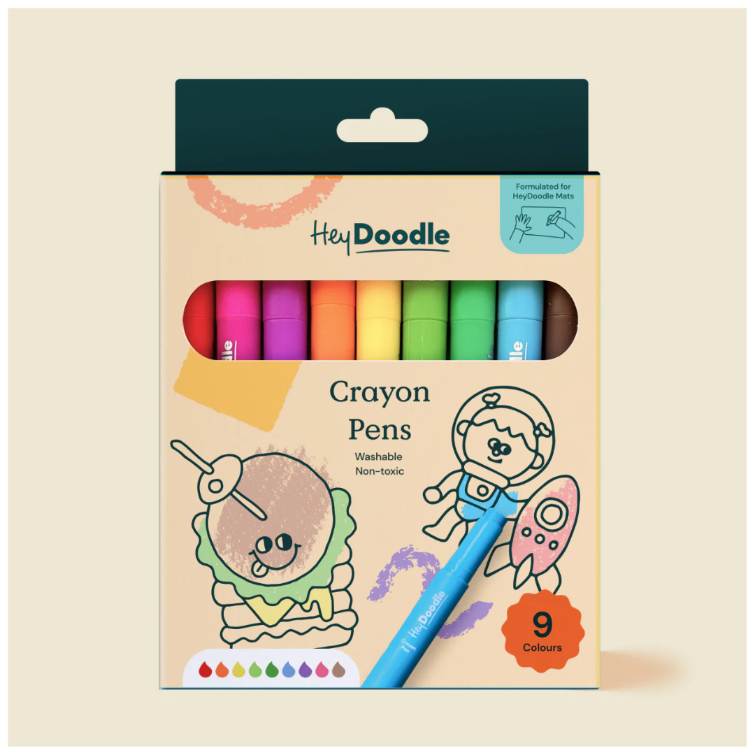 Hey Doodle Washable Crayon Pens