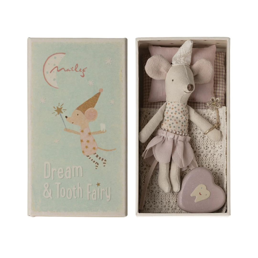 Maileg Tooth Fairy Mouse Little Sister in Box