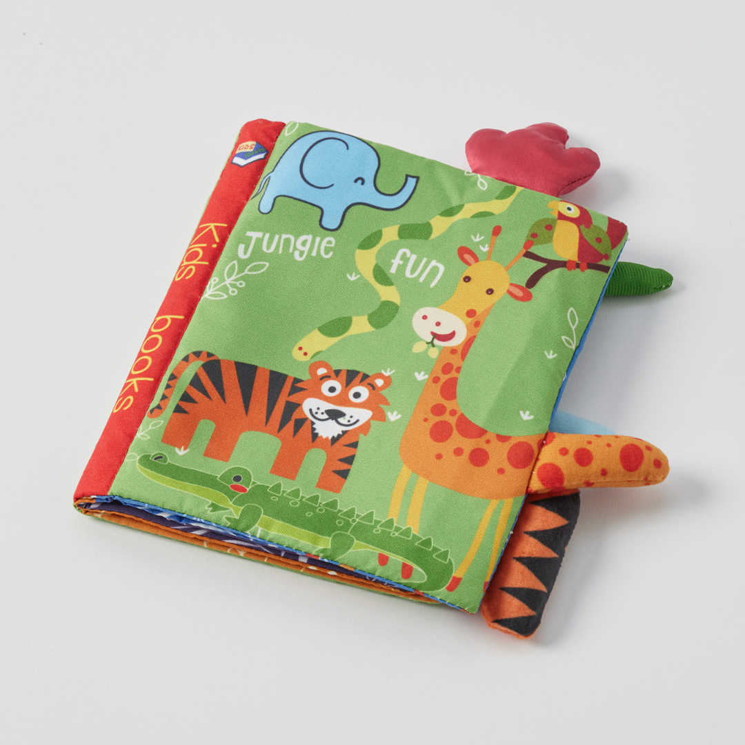 Jiggle & Giggle - Dinosaur & Jungle Fun Fabric Book