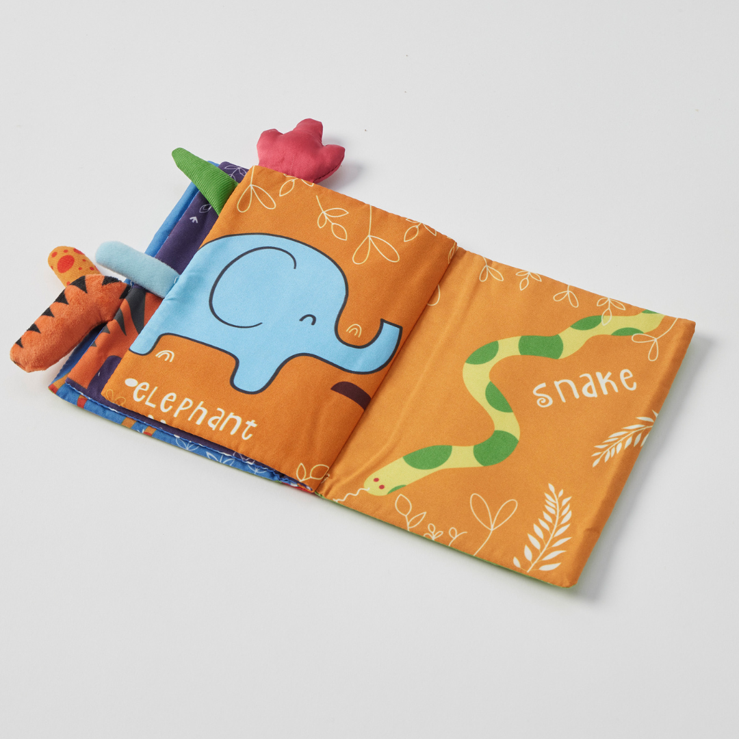 Jiggle & Giggle - Dinosaur & Jungle Fun Fabric Book