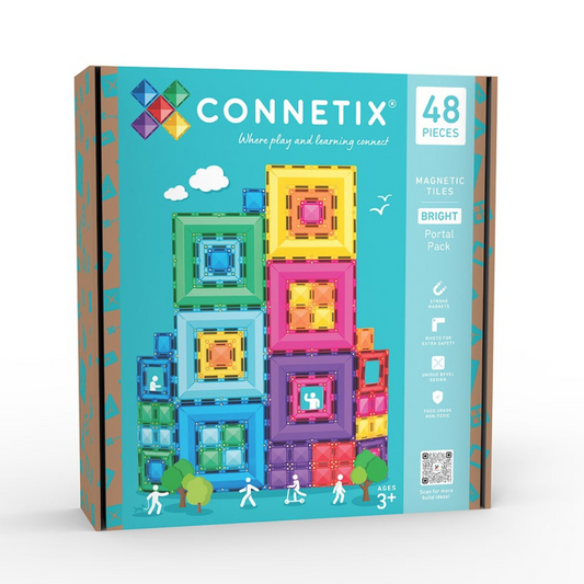 Connetix Tiles 48 Piece Bright Portal Pack