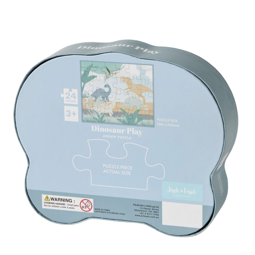 Jiggle & Giggle - Dinosaur Play Jigsaw 24pc Puzzle