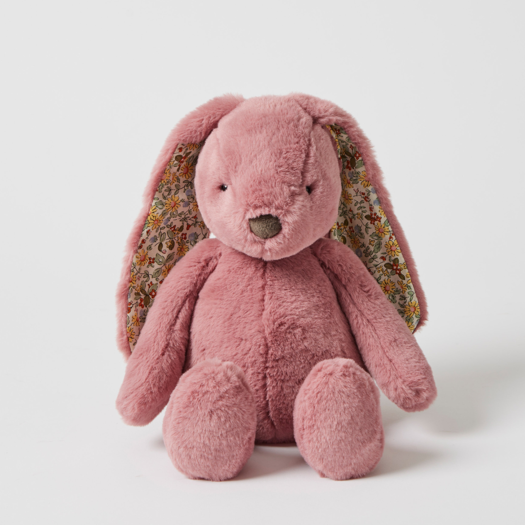Jiggle & Giggle - Floral Raspberry Bunny Medium