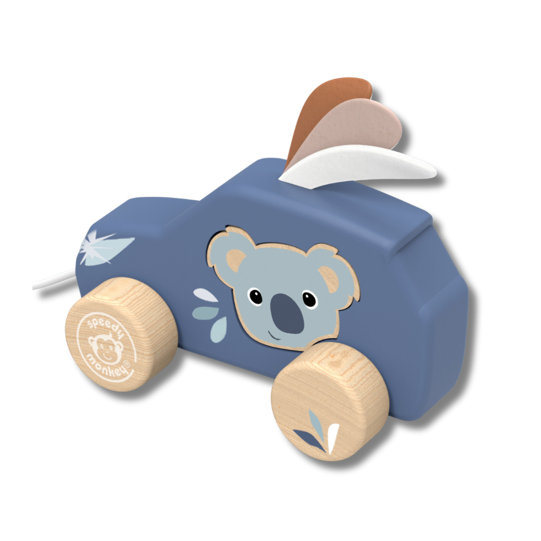 Speedy Monkey - Pull Along Car