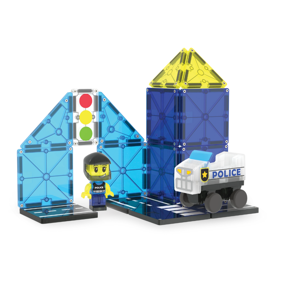 Magna-Tiles Police Patrol - 20 Piece Set
