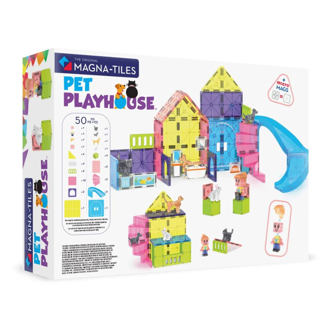 Magna-Tiles Pet Playhouse - 50 Piece Set