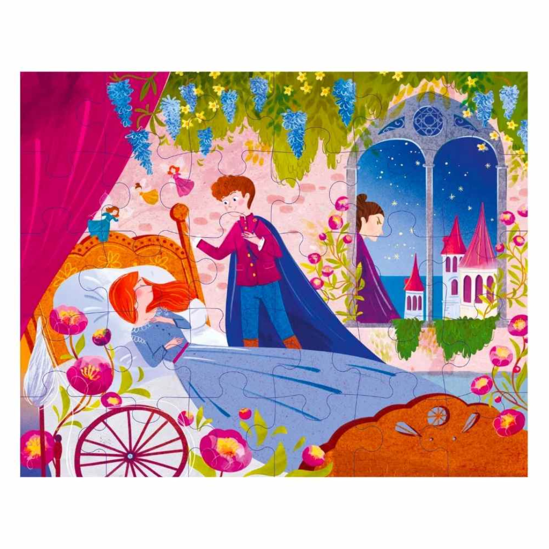 Sassi Fairy Tale Puzzle & Book Set - Sleeping Beauty