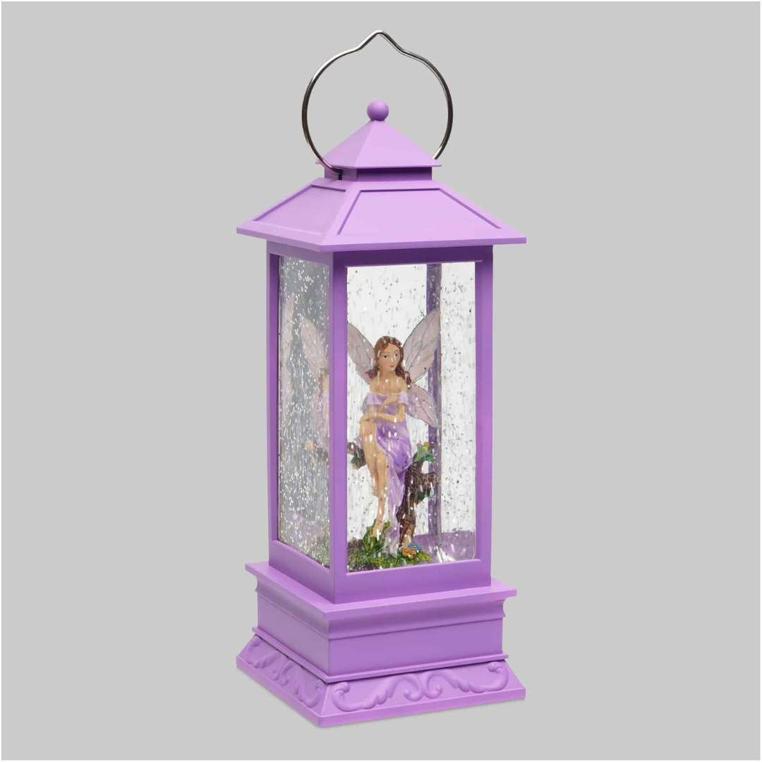 Glitter Lantern Purple with Fairy