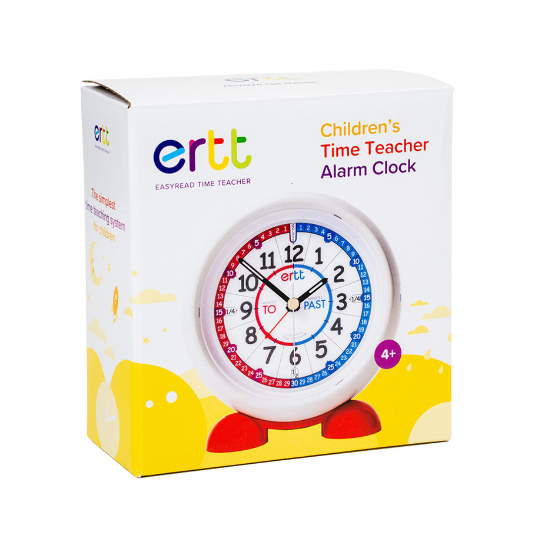Easy Read Alarm Clock with Light (Red/Blue)