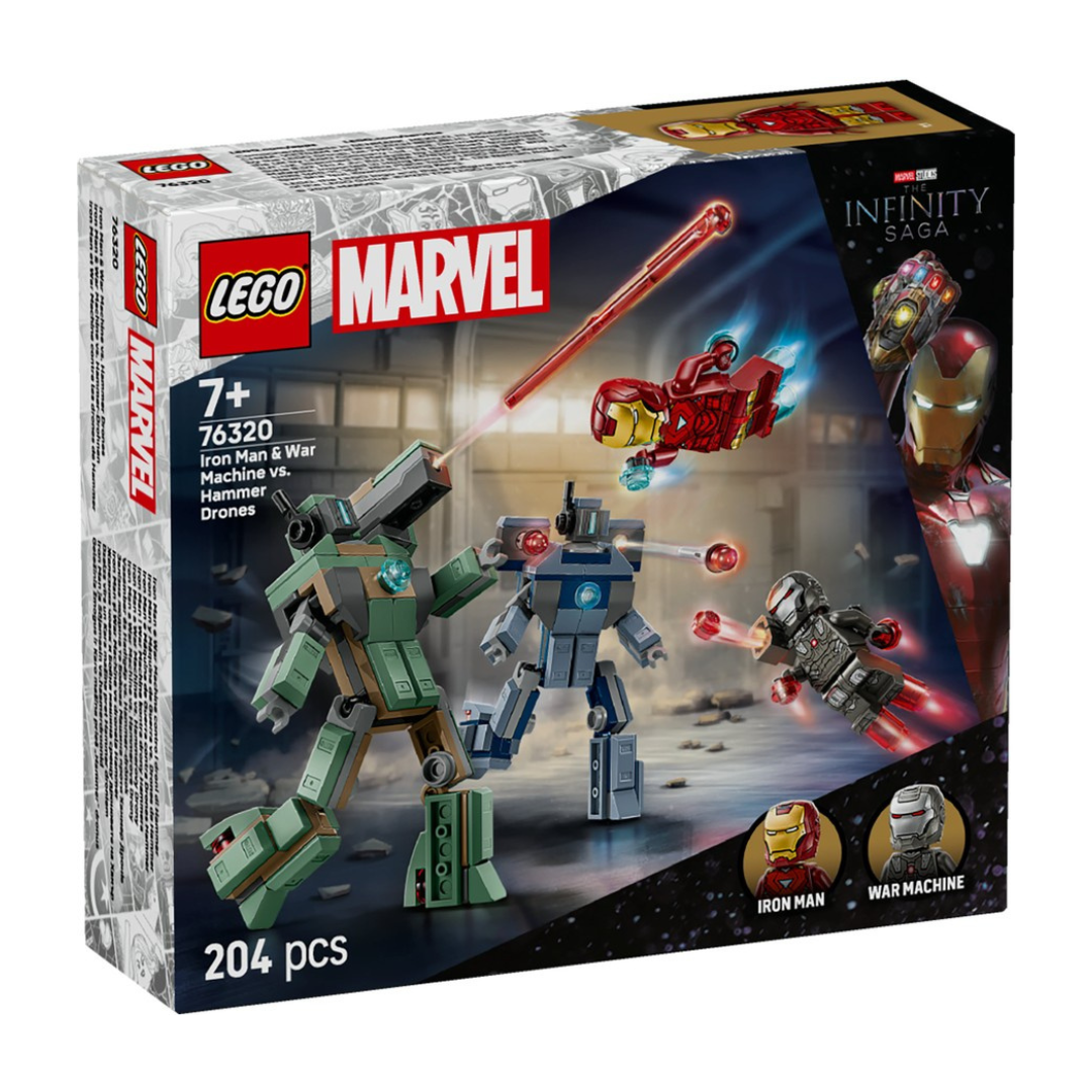 LEGO Marvel Super Heroes DC Iron Man & War Machine vs. Hammer Drones 76320