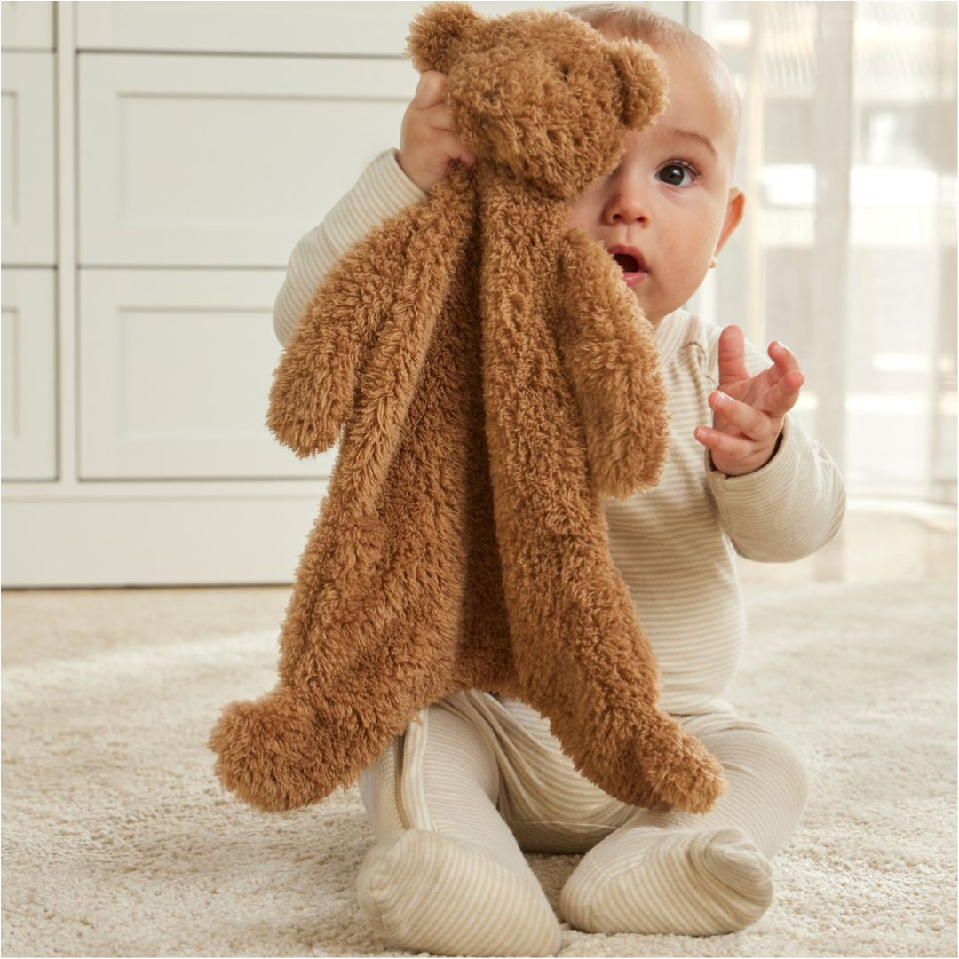 Jiggle & Giggle - Cuddly Bear Comforter (Assorted Colour)
