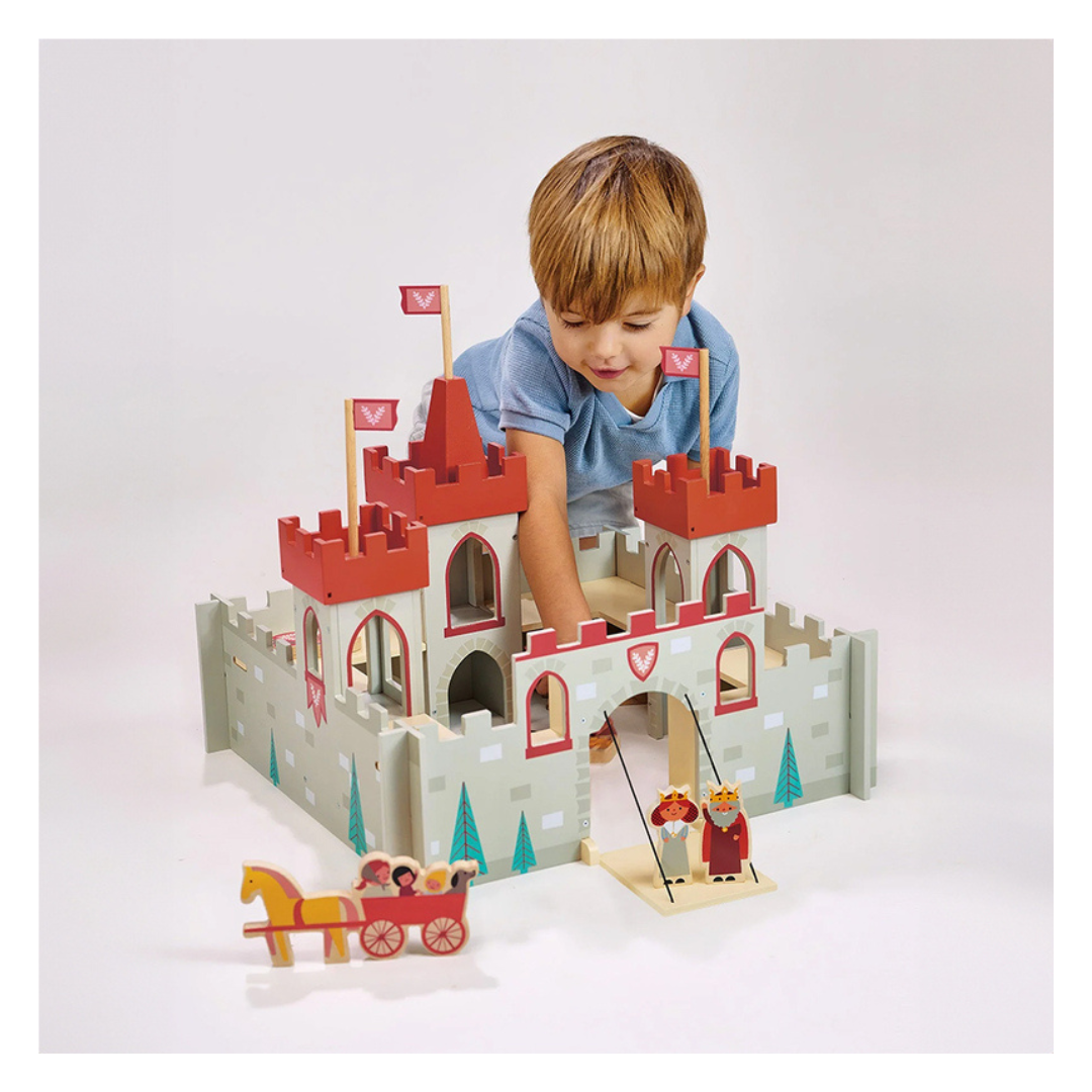 Mentari King's Castle - Wooden Playset