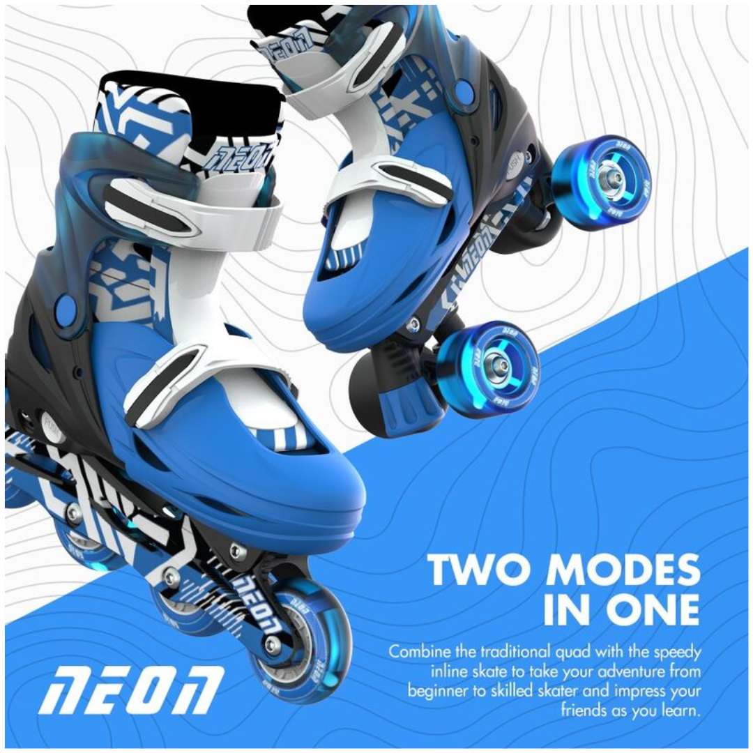 Yvolution - Neon Combo Skates Blue