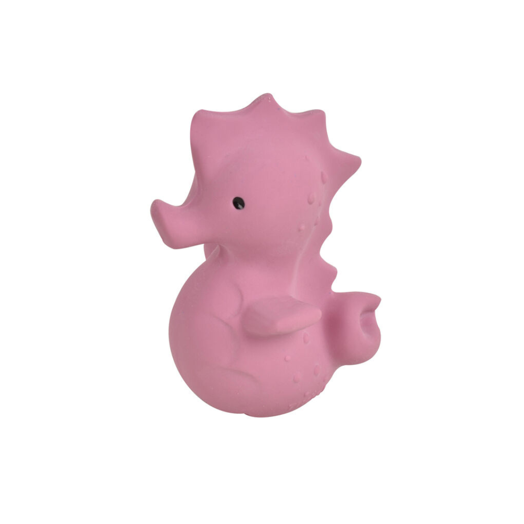 Tikiri Sea Horse Rubber Teether Rattle & Bath Toy