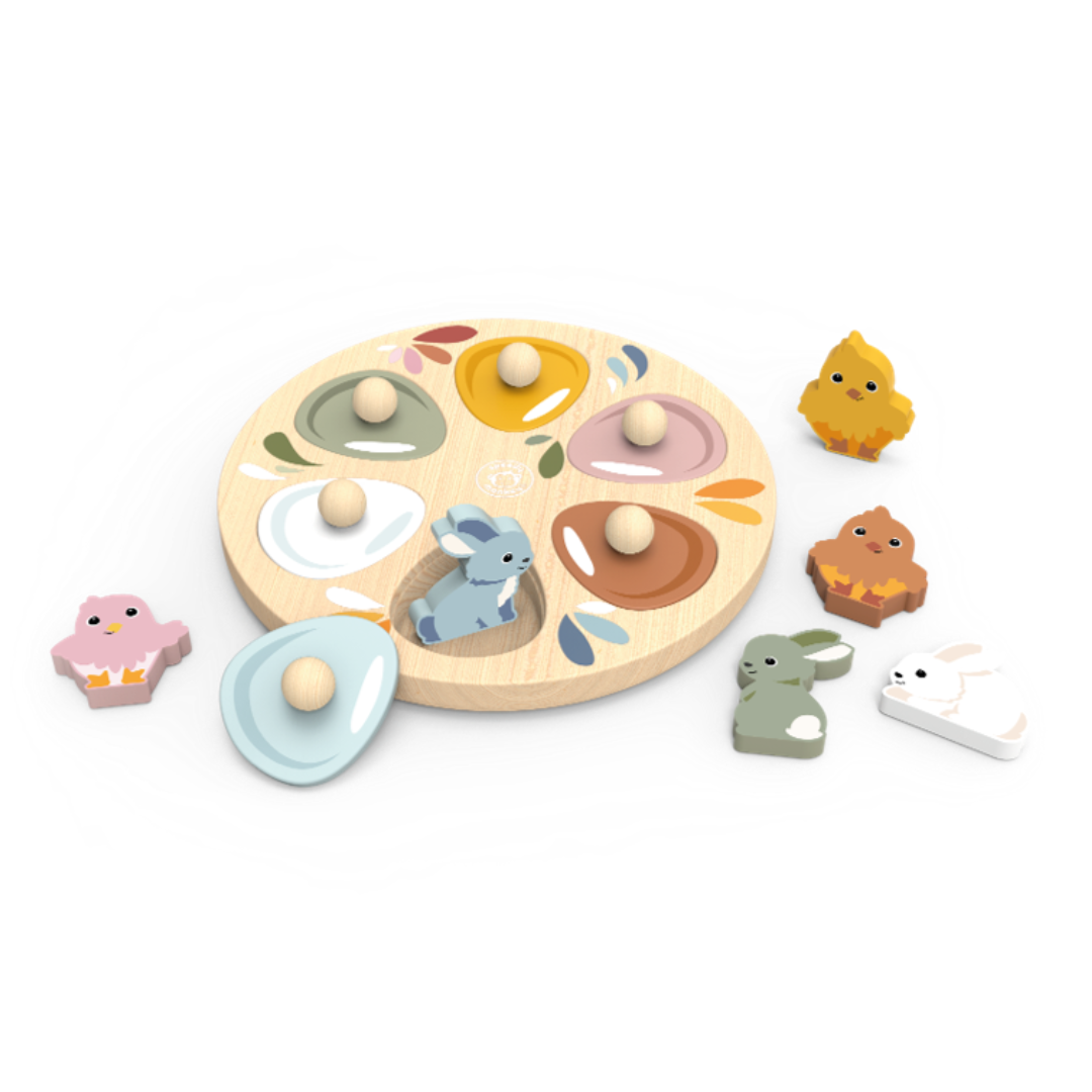 Speedy Monkey - Garden Surprise Puzzle | Chicks & Bunnies