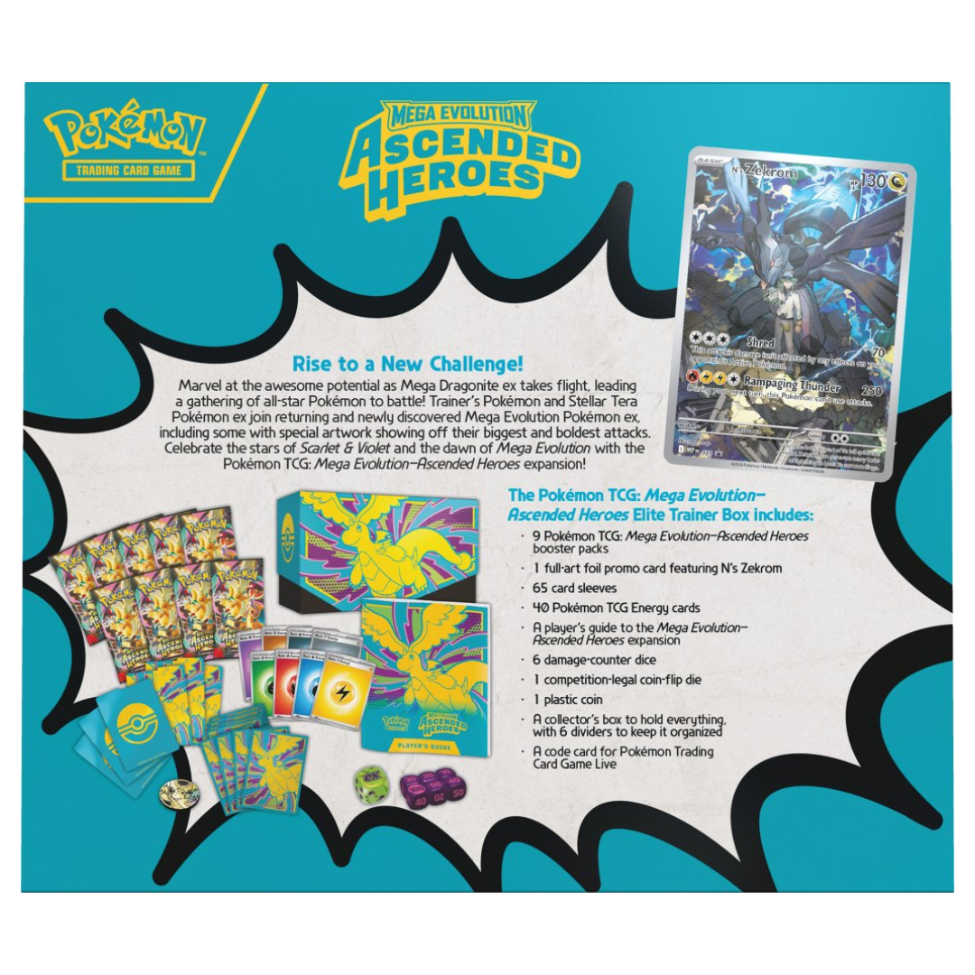 Pokemon TCG: Mega Evolution - Ascended Heroes Elite Trainer Box