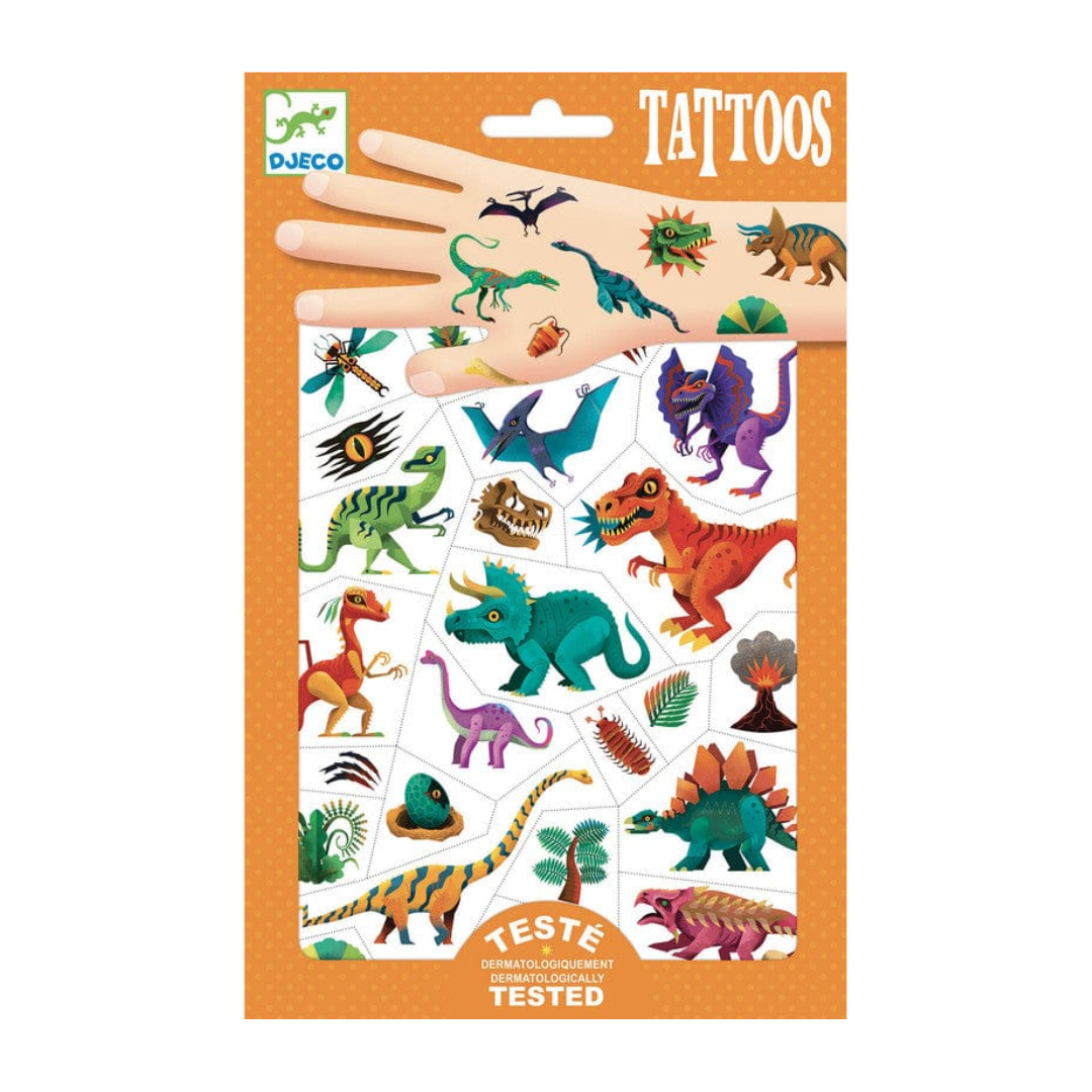 Djeco 50+ Dino Club Tattoos