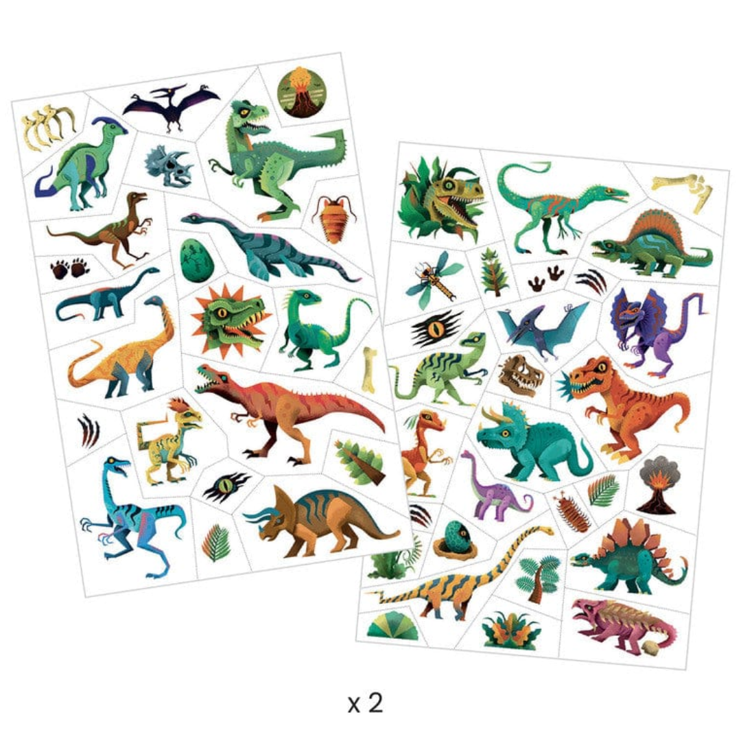 Djeco 50+ Dino Club Tattoos