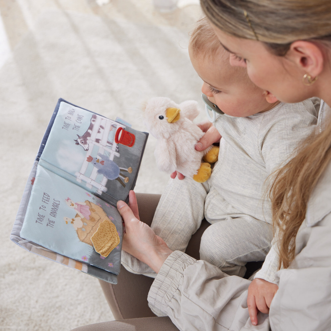 Jiggle & Giggle - Fun on the Farm Activity Fabric Book & Toy Set