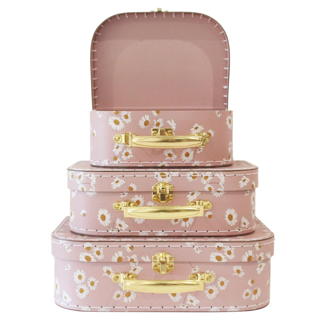 Alimrose Kids Carry Case 3pc Set - Daisy Days