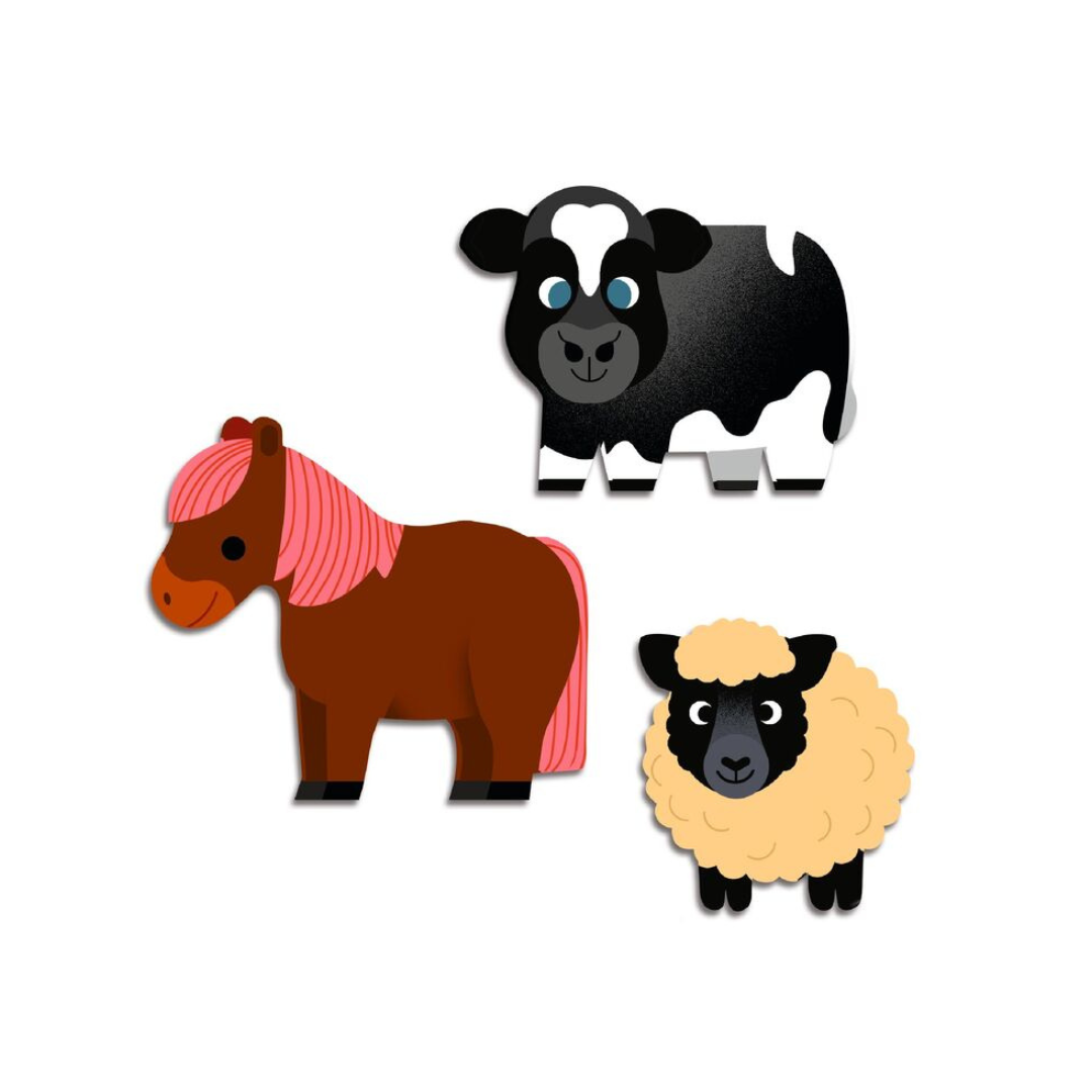 Djeco Farm Animals 62 Sticker Set
