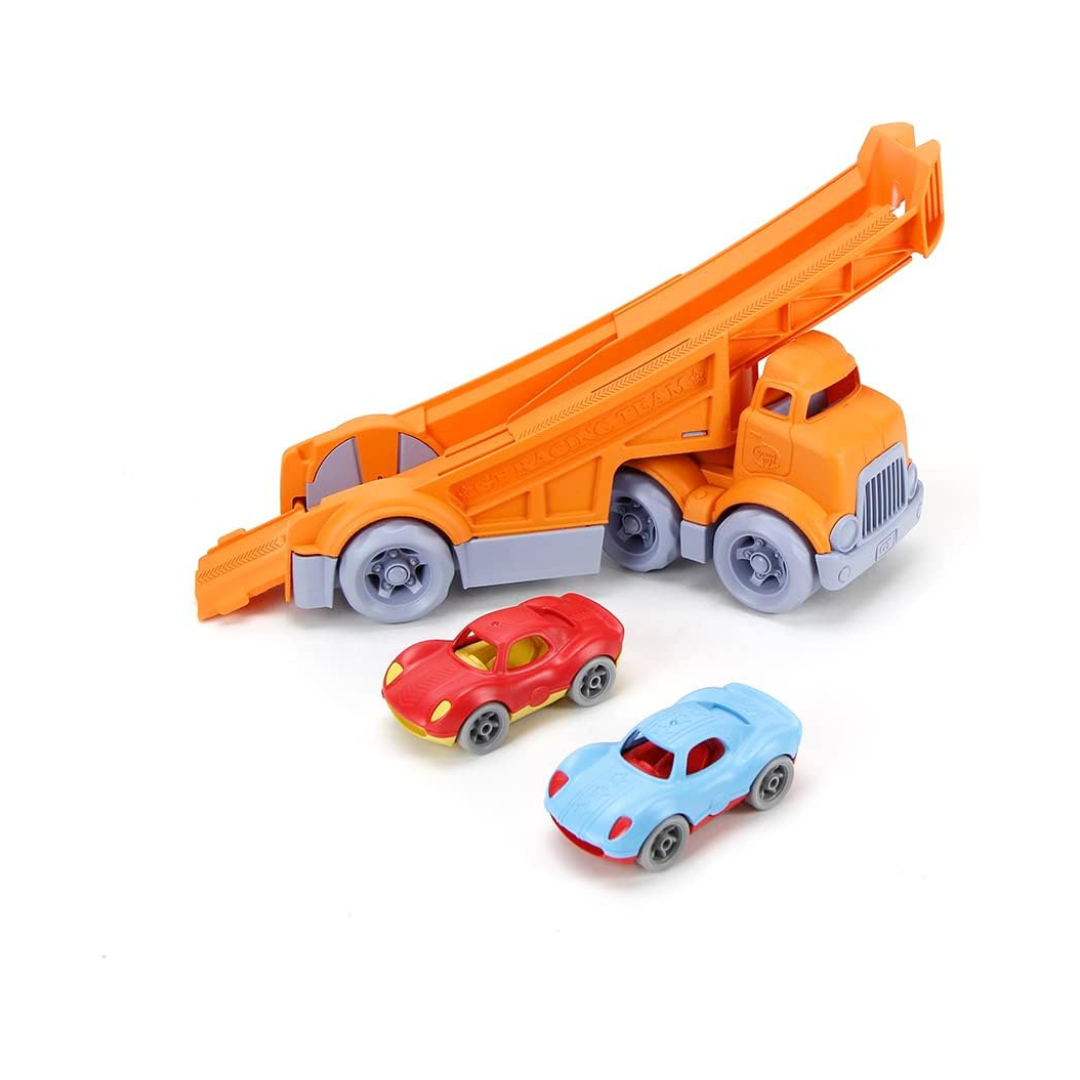 Green Toys Racing Truck with 2 Racers