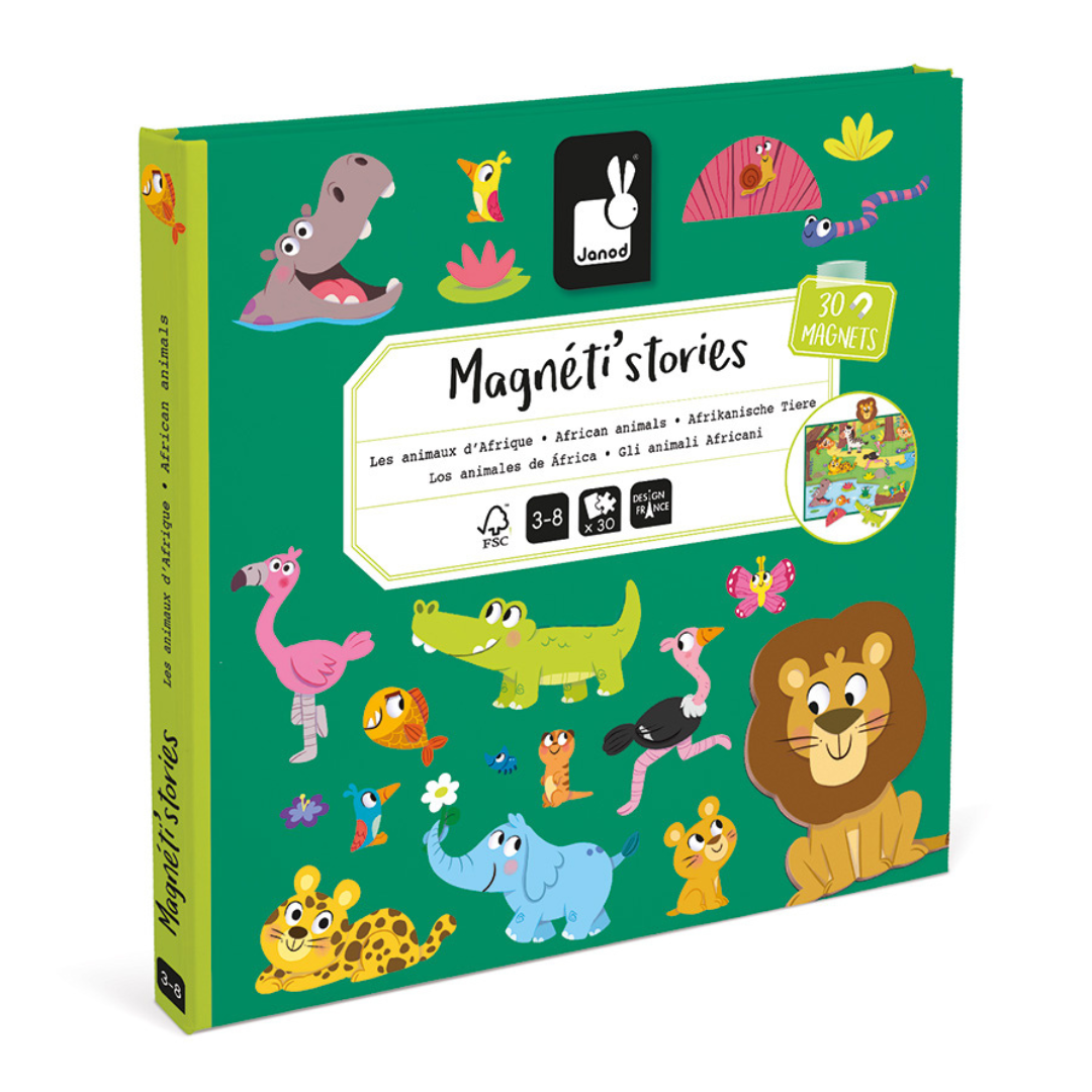 Janod Magnetic Story  - Safari Animals