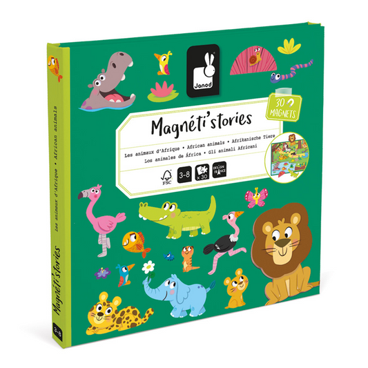Janod Magnetic Story  - Safari Animals