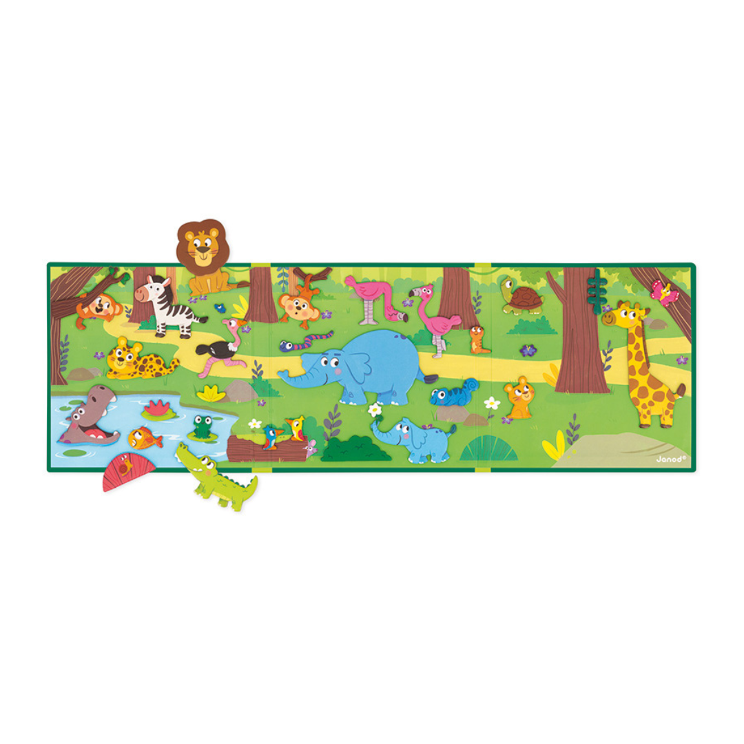 Janod Magnetic Story  - Safari Animals