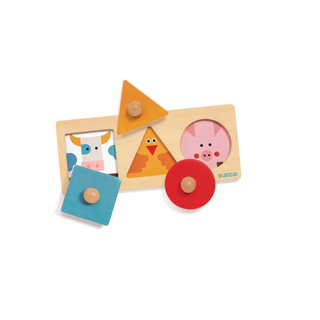 Djeco Formabasic Wooden Puzzle