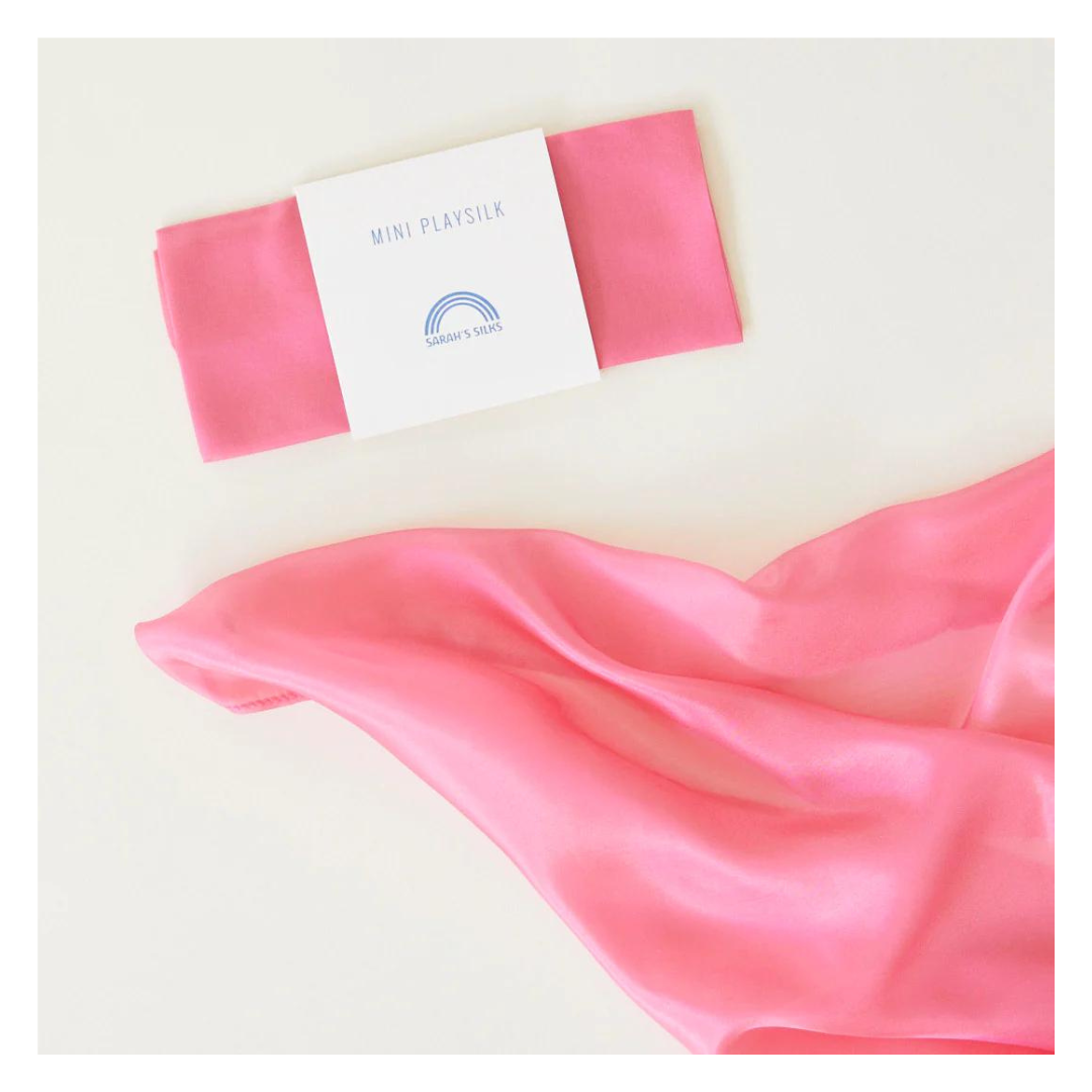 Sarah's Silks Mini Playsilk Rose