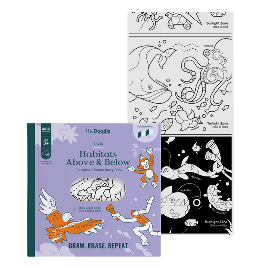Hey Doodle Colouring Book - Above and Below Tales