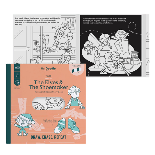 Hey Doodle Colouring Book - The Elves & The Shoemaker Tales