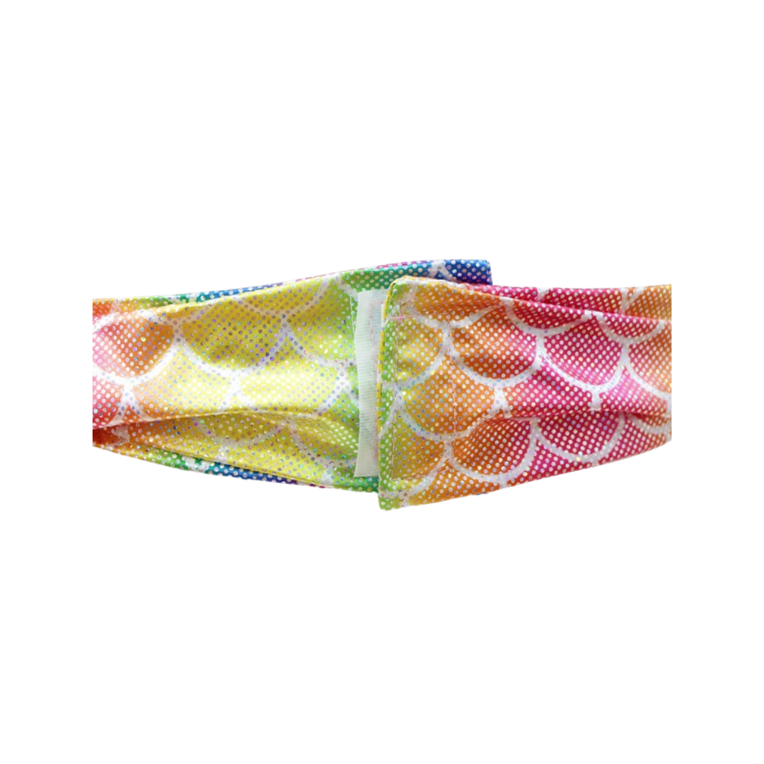 Pink Poppy - Rainbow Fantasy Mermaid Tail