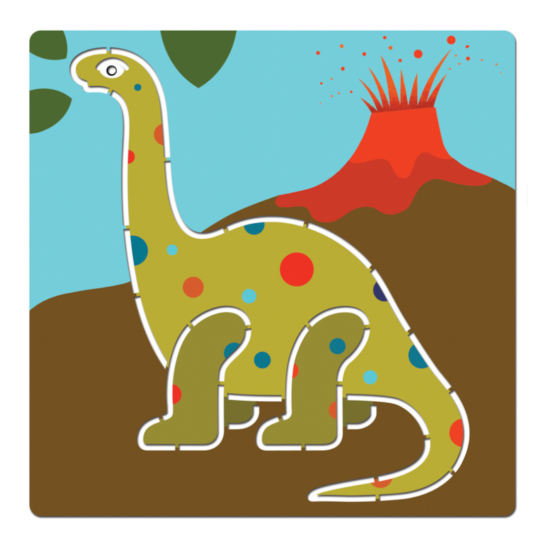 Djeco Stencils Dinosaurs 5pc