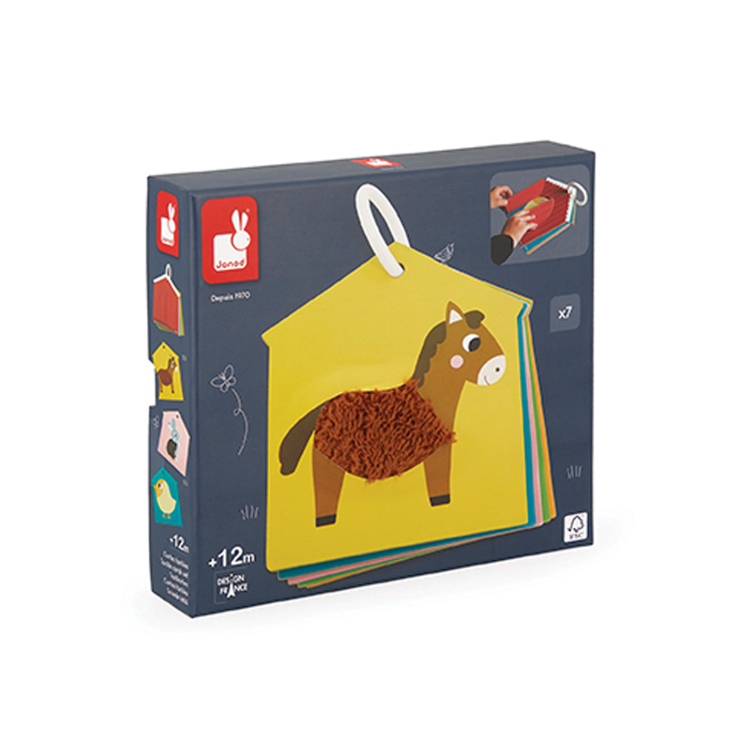 Janod Tactile Cards - Farm