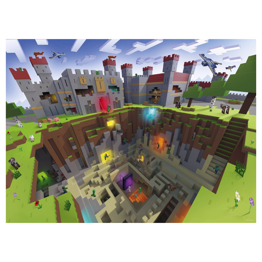 Ravensburger Minecraft Cutaway Puzzle 300pc