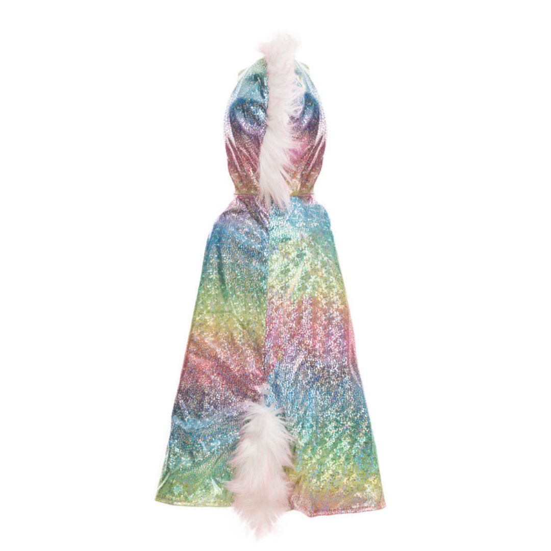 Great Pretenders - Shimmering Rainbow Reversible Unicorn Dragon Cape