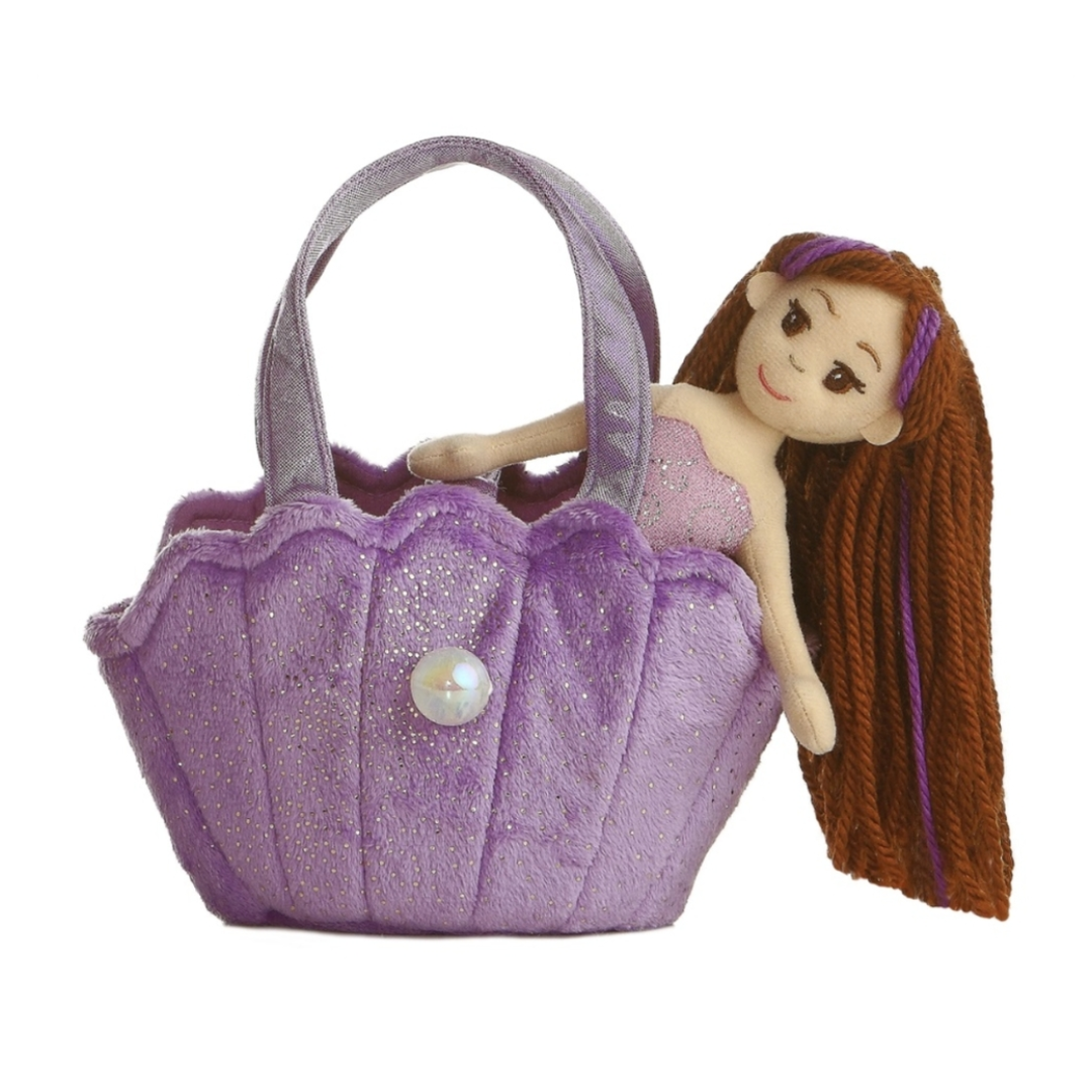 Fancy Pals - Mermaid in Purple Shell Bag