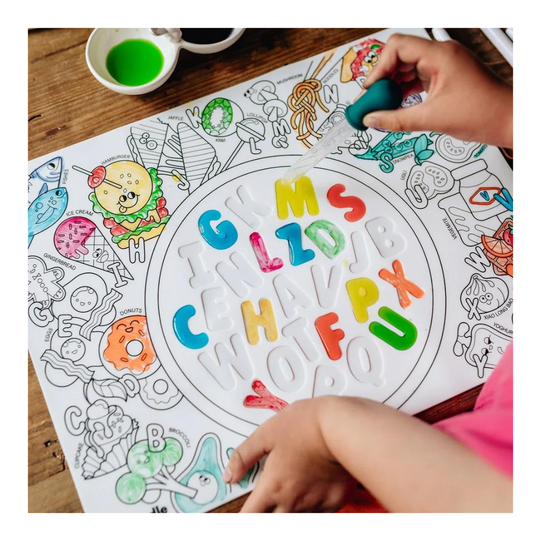 Hey Doodle Sensory Mat - Alphabet Soup