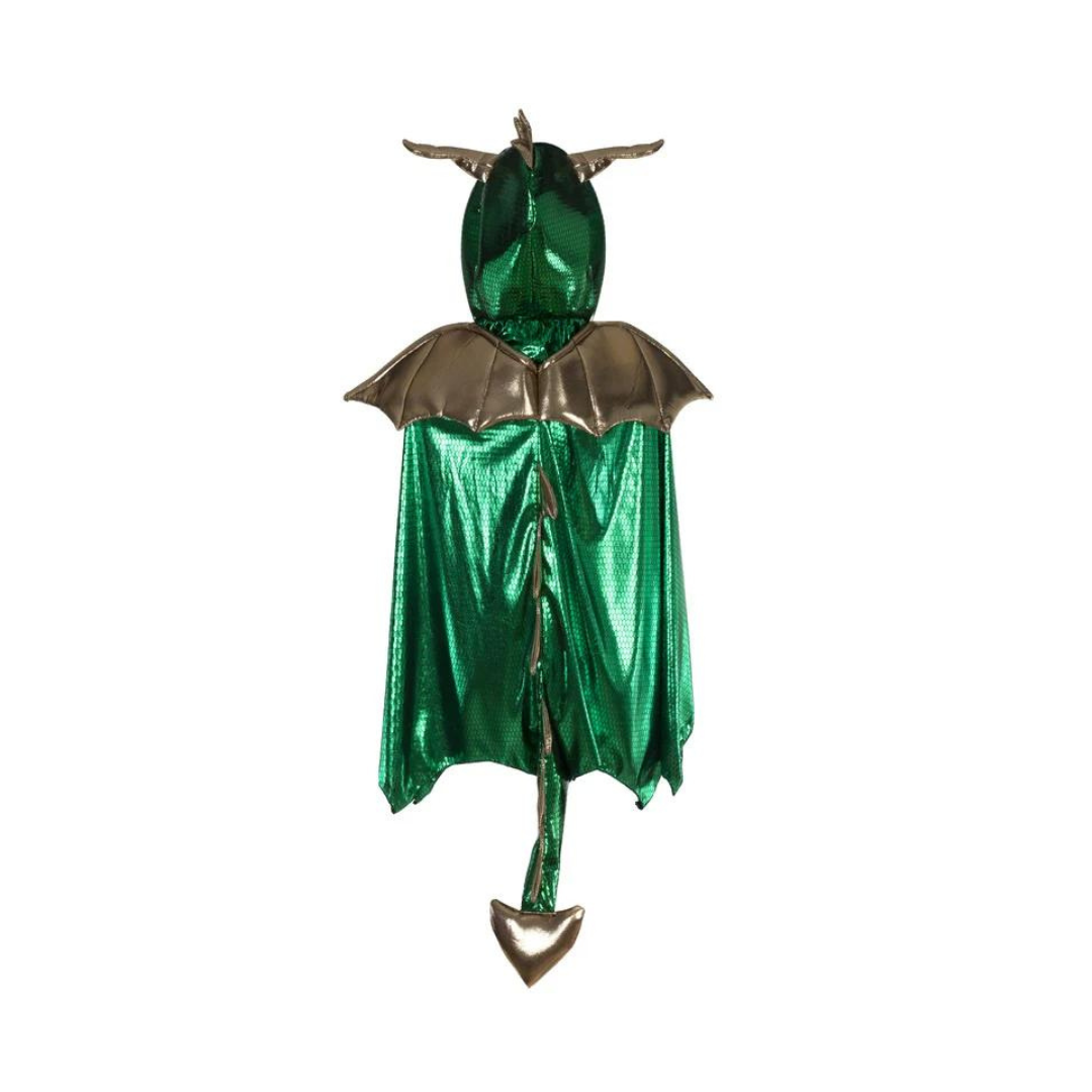 Great Pretenders - Green & Gold Dragon Cape