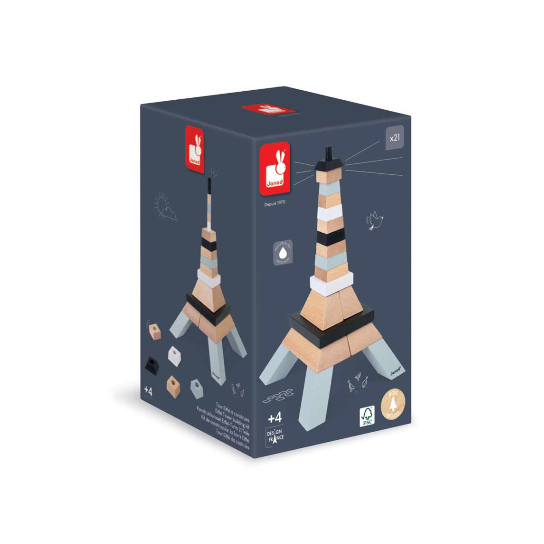 Janod Eiffel Tower Building Blocks