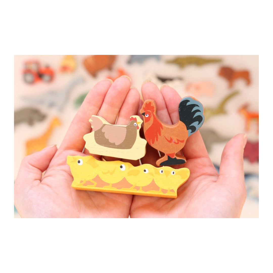 Tender Leaf Chicken Wooden Animal