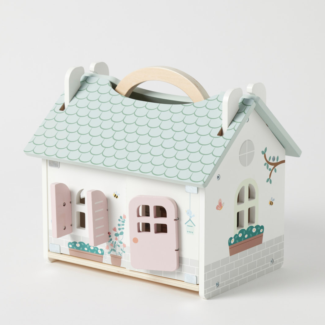Zookabee - Wooden Doll House with Furniture